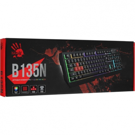 Клавиатура A4Tech Bloody B135N черный - фото 8