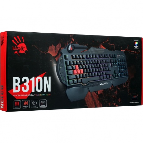 Клавиатура A4Tech Bloody B310N черный - фото 12