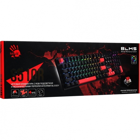 Клавиатура A4Tech Bloody S510R механическая черный - фото 10