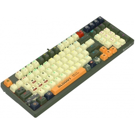 Клавиатура A4Tech Bloody S98 Aviator механическая зеленый - фото 3