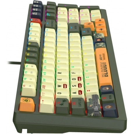 Клавиатура A4Tech Bloody S98 Aviator механическая зеленый - фото 5