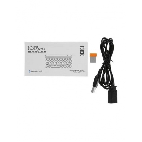 Клавиатура A4Tech Fstyler FBK30 белый - фото 10