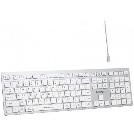 Клавиатура A4Tech Fstyler FBX50C белый - фото 5