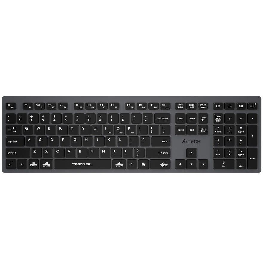 Клавиатура A4Tech Fstyler FBX50C серый