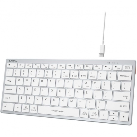 Клавиатура A4Tech Fstyler FBX51C белый - фото 5