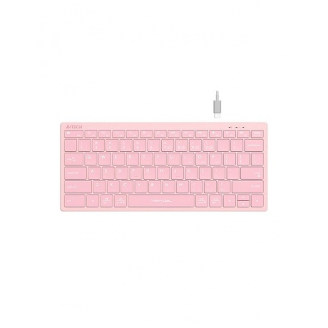 Клавиатура A4Tech Fstyler FBX51C розовый - фото 1