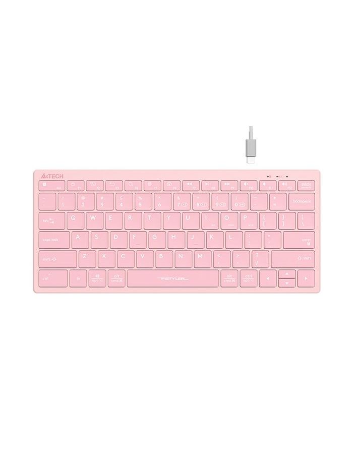 цена Клавиатура A4Tech Fstyler FBX51C розовый