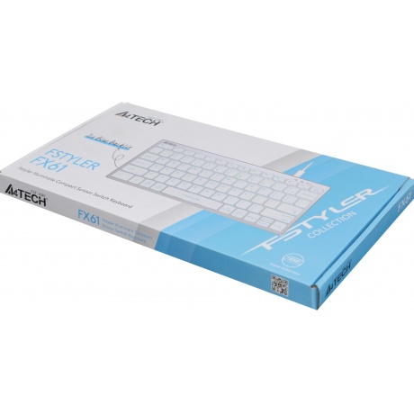 Клавиатура A4Tech Fstyler FX61 белый - фото 15