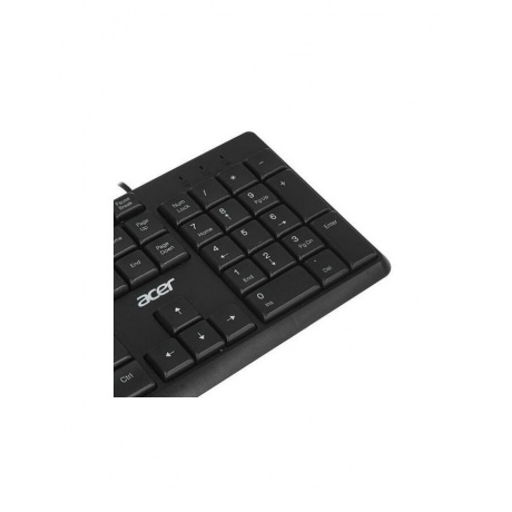 Клавиатура Acer OKW121 черный USB (ZL.KBDEE.00B) - фото 11
