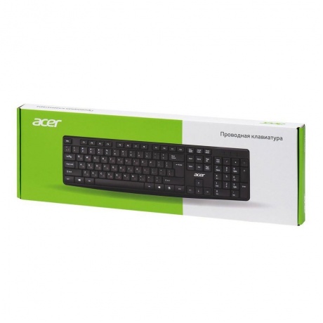 Клавиатура Acer OKW121 черный USB (ZL.KBDEE.00B) - фото 16