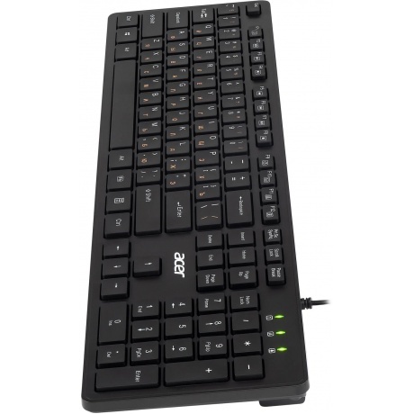 Клавиатура Acer OKW122 черный USB (ZL.KBDEE.00C) - фото 6