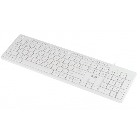 Клавиатура Acer OKW123 белый USB (ZL.KBDEE.00D) - фото 6