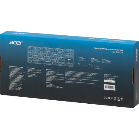 Клавиатура Acer OKW126 механическая черный - фото 13