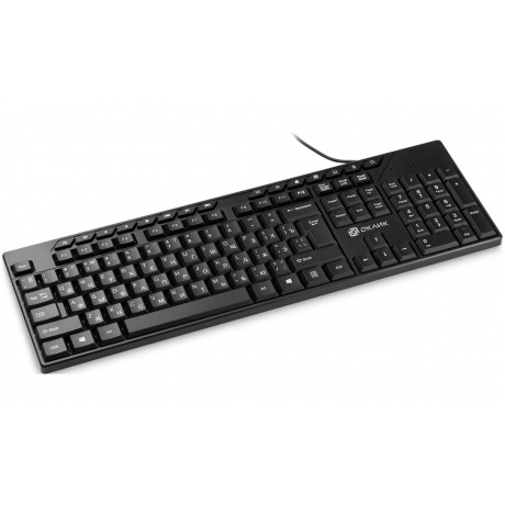 Клавиатура Oklick125M черный USB Multimedia (1678108) - фото 2