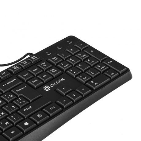 Клавиатура Oklick145M черный USB (1659983) - фото 4