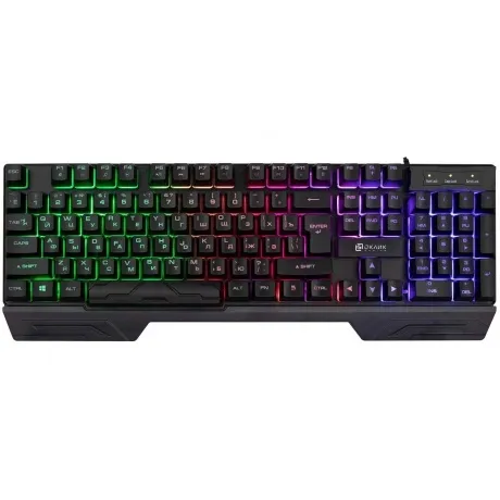 Клавиатура Oklick 709G черный USB LED (1788144)