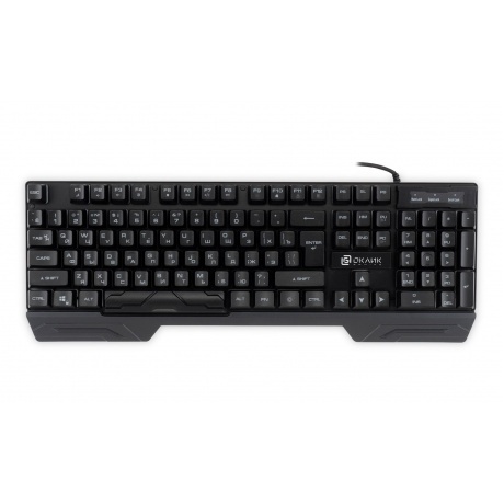 Клавиатура Oklick 709G черный USB LED (1788144) - фото 2