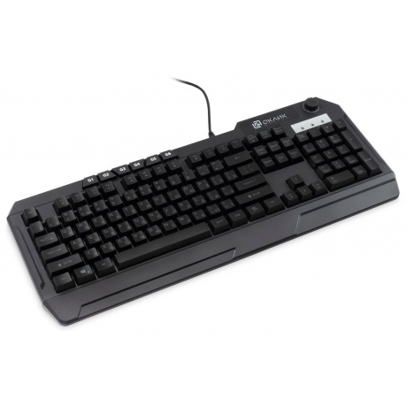 Клавиатура Oklick 715G черный USB Multimedia for gamer LED (1680657) - фото 7