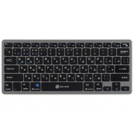 Клавиатура Oklick 835S серый/черный (1696467) - фото 1