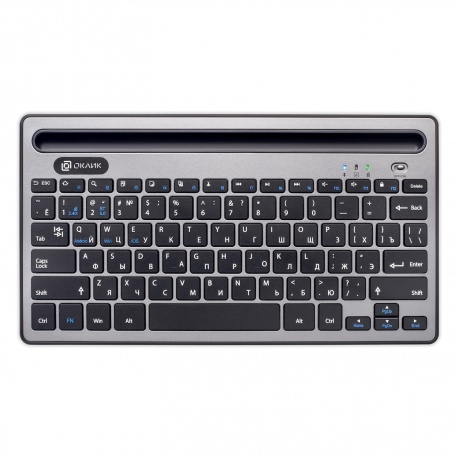 Клавиатура Oklick 845M серый/черный - фото 1