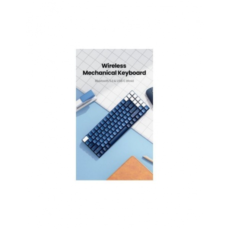 Клавиатура механическая UGREEN KU102 (15228) Slim Mechanical Keyboard Blue - фото 4