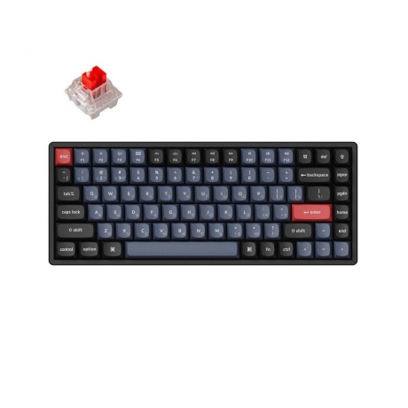 Клавиатура Keychron K2P-J1, 84 кл., K pro Mechanical Red Switch, RGB, Hot-Swap, Алюм.рамка - фото 1