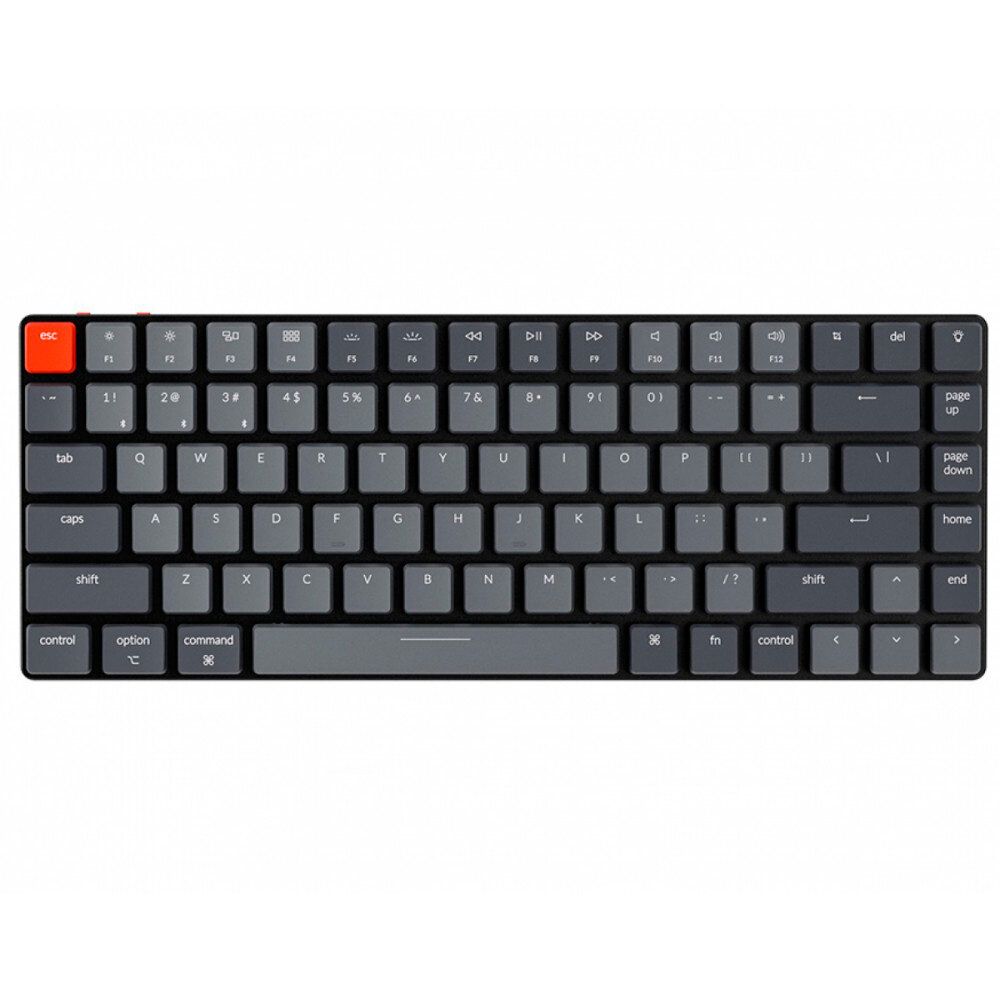 Клавиатура Keychron K3-D3, 84 кл., Optical Brown Switch, White Led, Hot-Swap клавиатура keychron k3 red switch k3e1 84 клавиши rgb подсветка