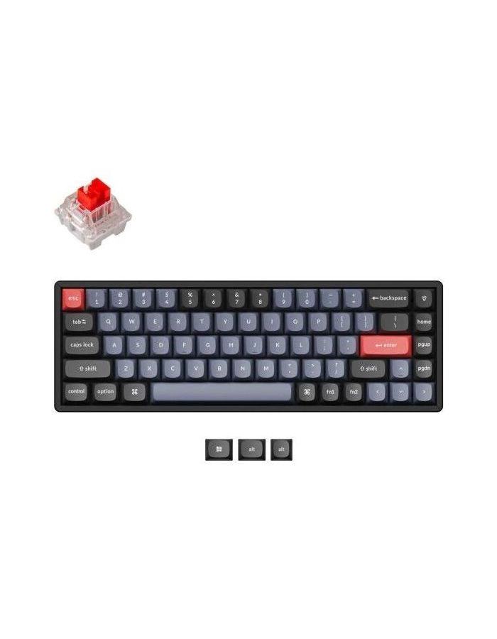 Клавиатура Keychron K6P-J1, 68 кл. K pro Mechanical Red Switch, RGB, Hot-Swap, Алюм.рамка клавиатура keychron k3p h1