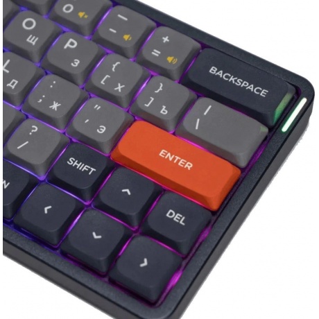 Клавиатура Nuphy AIR60 (Twilight), 64 клавиши, RGB подсветка, Red Switch - фото 7
