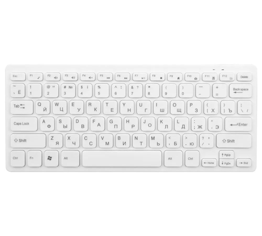 Клавиатура беспроводная Olmio WK-05 (белый)