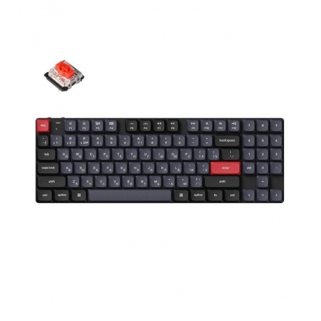 Клавиатура QMK Keychron K13 Pro, 90 клавиш, Hot-Swap, Gateron low profile Red Switch - фото 1