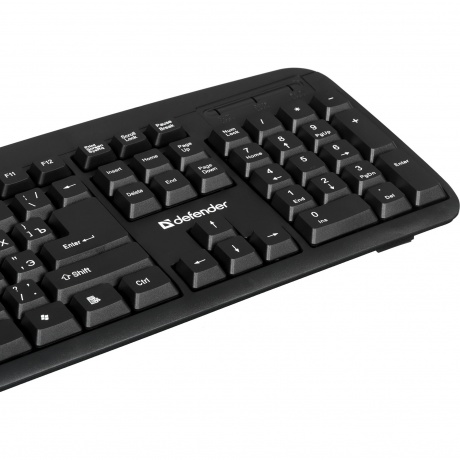 Клавиатура Defender Office HB-910 RU, черный - фото 5