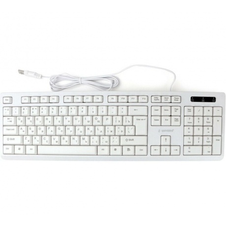 Клавиатура Gembird KB-8355U, белая - фото 5