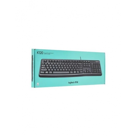 Клавиатура Logitech K120 черная (920-002583) - фото 8