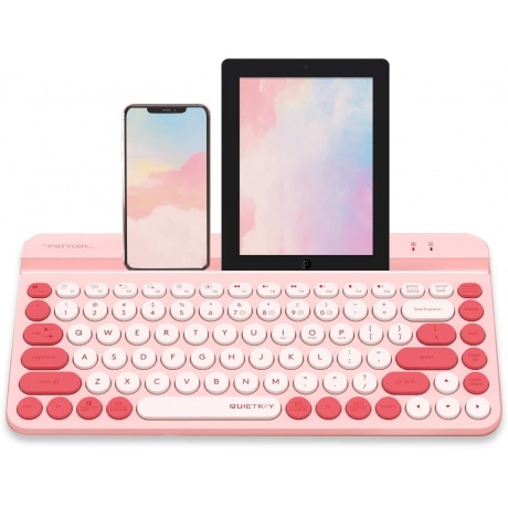 Клавиатура A4Tech Fstyler FBK30 розовый USB (FBK30 PINK) - фото 19
