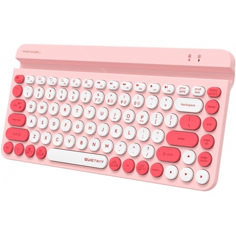 Клавиатура A4Tech Fstyler FBK30 розовый USB (FBK30 PINK) - фото 4