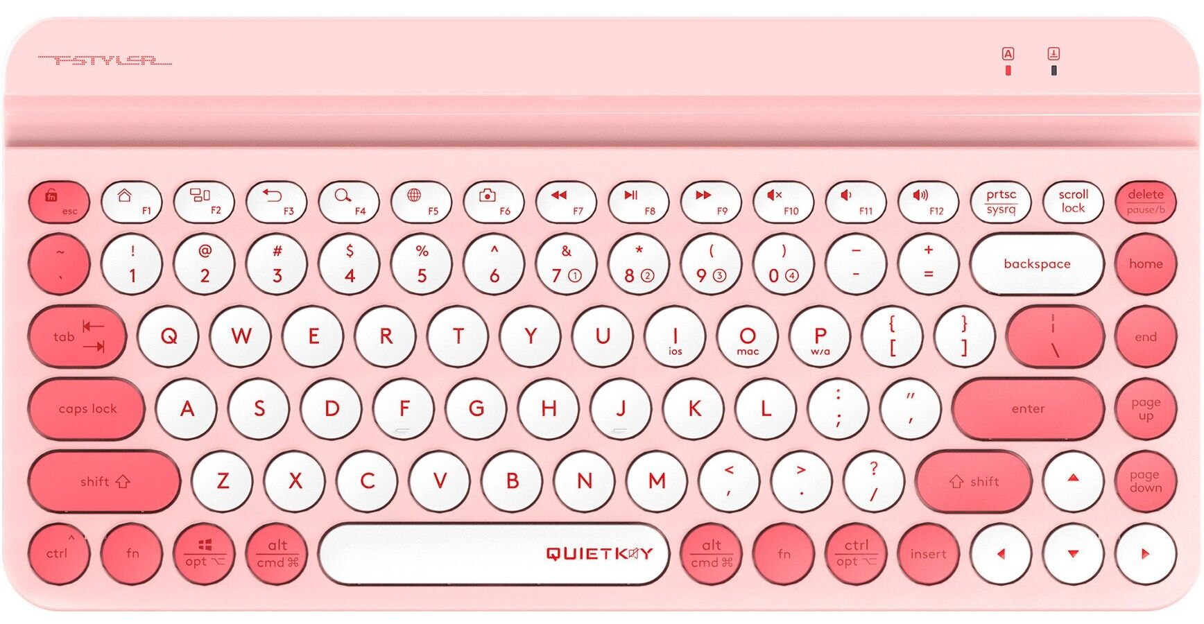 Клавиатура A4Tech Fstyler FBK30 розовый USB (FBK30 PINK)