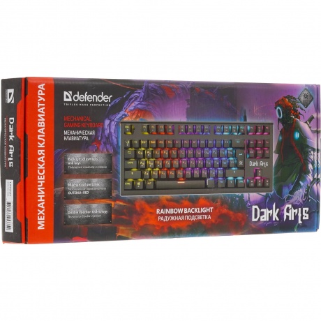 Клавиатура Defender Dark Arts GK-375 RU - фото 9