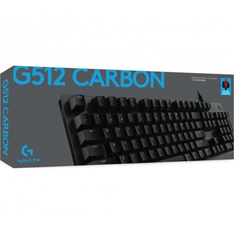 Клавиатура Logitech G512 Carbon черная USB (920-009351) - фото 14