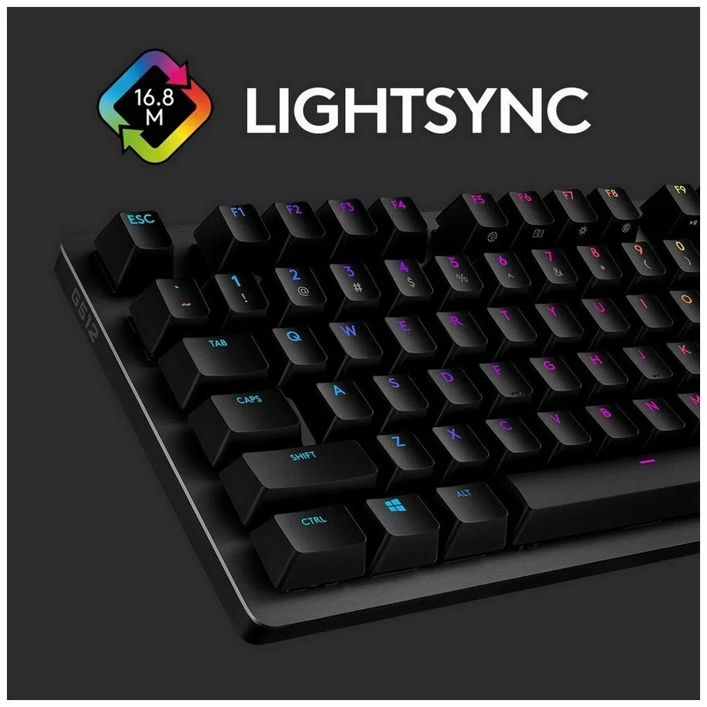 Клавиатура Logitech G512 Carbon черная USB (920-009351) - фото 4