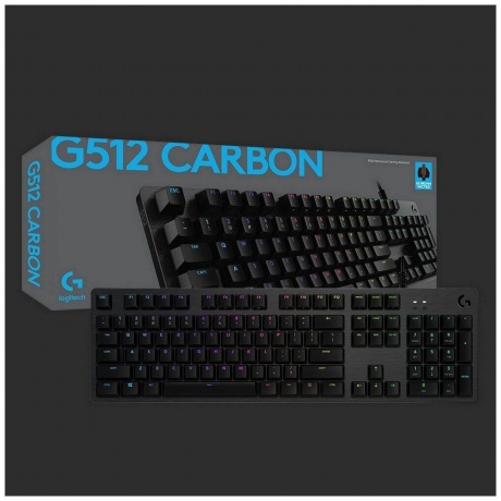 Клавиатура Logitech G512 Carbon черная USB (920-009351) - фото 7