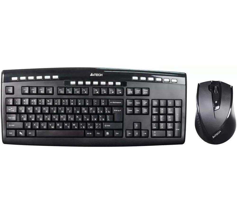 Набор клавиатура+мышь A4Tech W 9200F (87736) отличное состояние