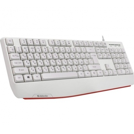 Клавиатура Defender Atom HB-546 RU, белый (45547) - фото 1