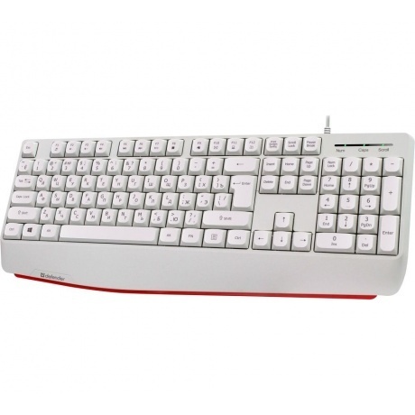 Клавиатура Defender Atom HB-546 RU, белый (45547) - фото 5