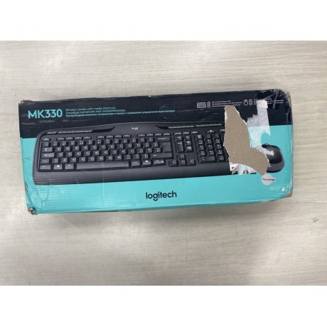 Набор клавиатура+мышь Logitech MK330 Black хорошее состояние; - фото 3