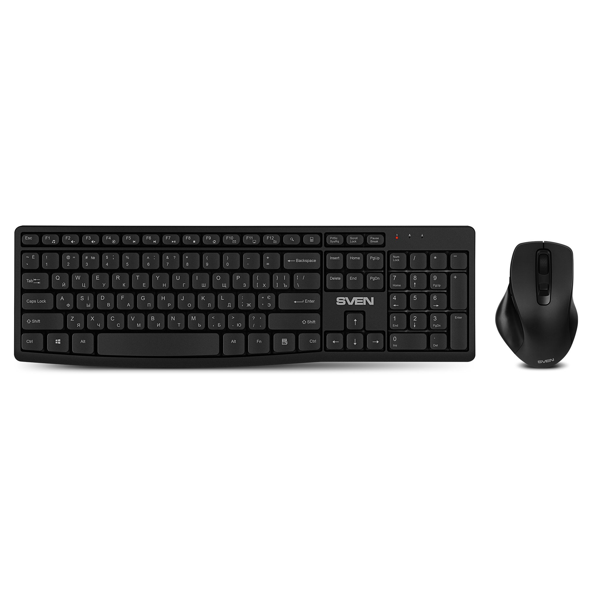 Набор клавиатура+мышь Sven KB-C3500W (SV-021108) комплект беспроводная клавиатура мышь sven kb c3200w черный