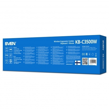 Набор клавиатура+мышь Sven KB-C3500W (SV-021108) - фото 7