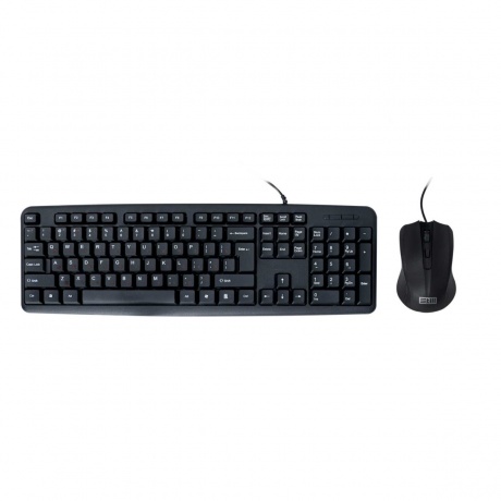 Набор клавиатура+мышь STM 302C черный - фото 1