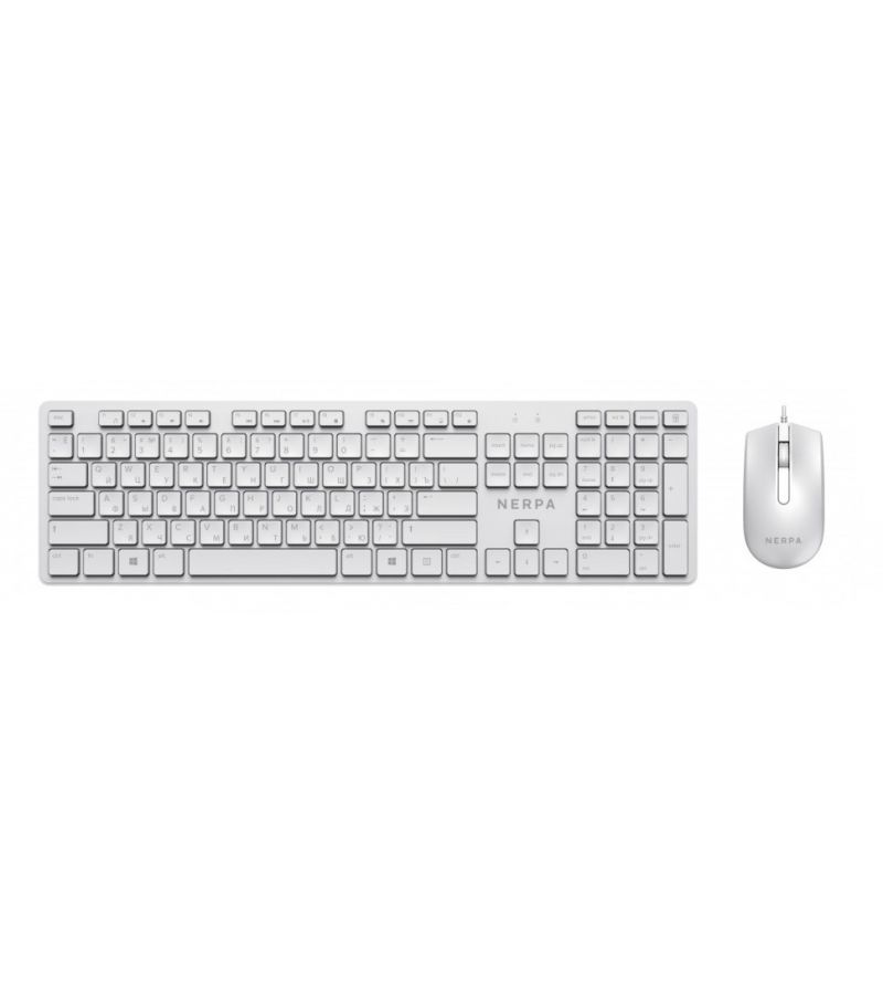 Набор клавиатура+мышь Nerpa, белый (NRP-MK150-W-WHT) цена и фото