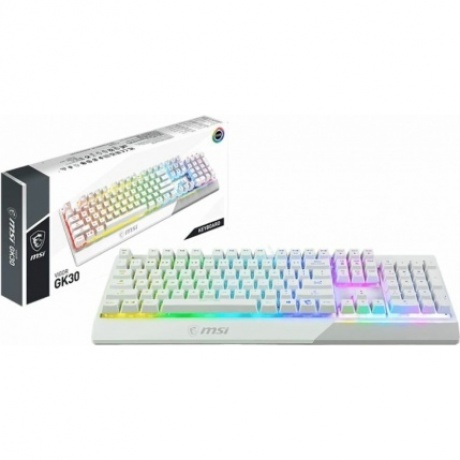 Клавиатура MSI GAMING RUS VIGOR GK30 WHITE (VIGOR GK30 WHITE RU) - фото 4